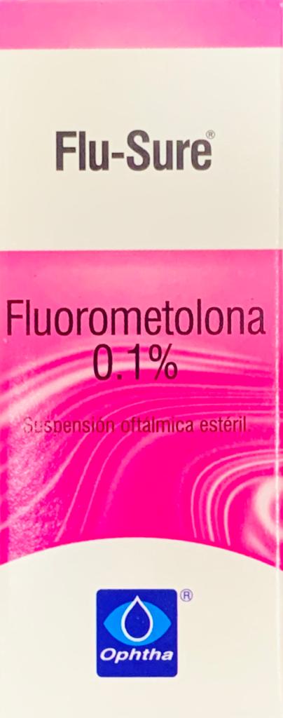 Flusure (fluorometolona) 0.1% Gotas Oftálmicas 5 ml — Especialidades Oftalmológicas