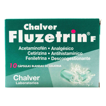 Fluzetrin F 500mg 10 cápsulas — Chalver