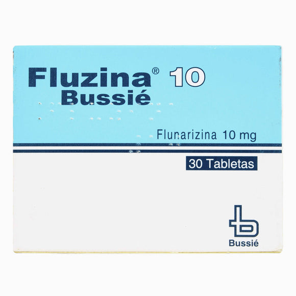 Fluzina Flunarizina 10mg 30 tabletas — Bussié