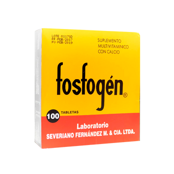 Fosfogen 100 Tabletas — Severiano Fernández