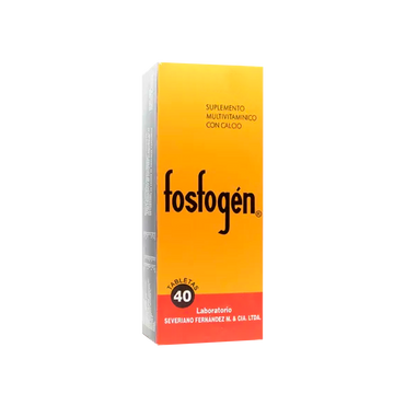 Fosfogen 40 Tabletas — Severiano Fernández