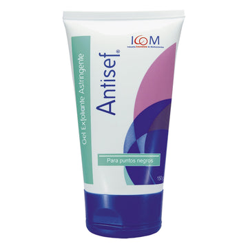 Gel Exfoliante Astringentes Puntos Negros Antisef 150 gr — Icom