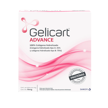 Gelicart Advance colágeno hidrolizado 30 sobres — Opella Healthcare