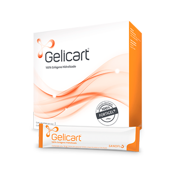 Gelicart colágeno hidrolizado 30 sobres — Opella