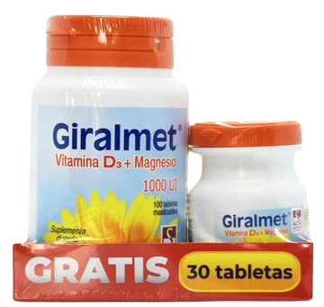Giralmet Vitamina D 1000 UI 100 Tabletas — Siegfried