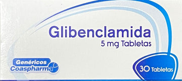 Glibenclamida 5mg 30 Tabletas — Coaspharma