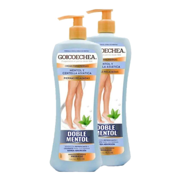 Goicoechea Crema Piernas Doble Mentol 400 ml — Genomma Lab