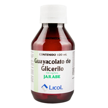 Guayacolato de glicerilo guaifenesina jarabe 120 ml — Licol
