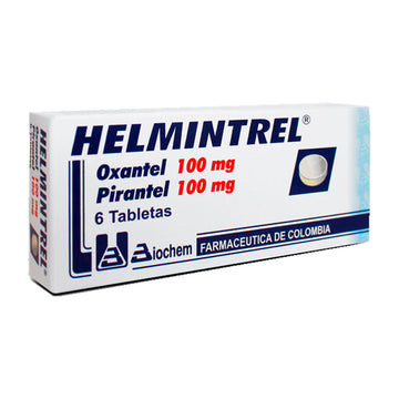 Helmintrel 6 tabletas — Biochem Farmacéutica