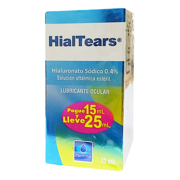 Hialtears hialuronato de sodio 0,4% gotas oftálmicas 15 ml — Especialidades Oftalmológicas