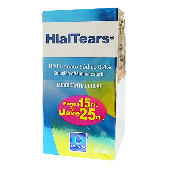 Hialtears hialuronato de sodio 0,4% gotas oftálmicas 15 ml — Especialidades Oftalmológicas