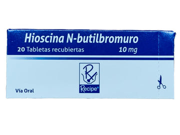Hioscina N-butilbromuro 10 mg 20 tabletas — Bussié