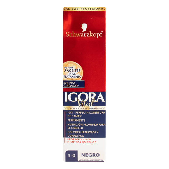 Igora Vital Tubo 1-0 Negro — Henkel