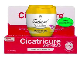 CREMA CICATRICURE 60 GR+CREMA TEATRICAL ACALARADORA 100 GR - Uno A Droguerias