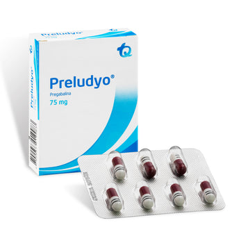 Preludyo pregabalina 75 mg 14 tabletas — Tecnoquímicas