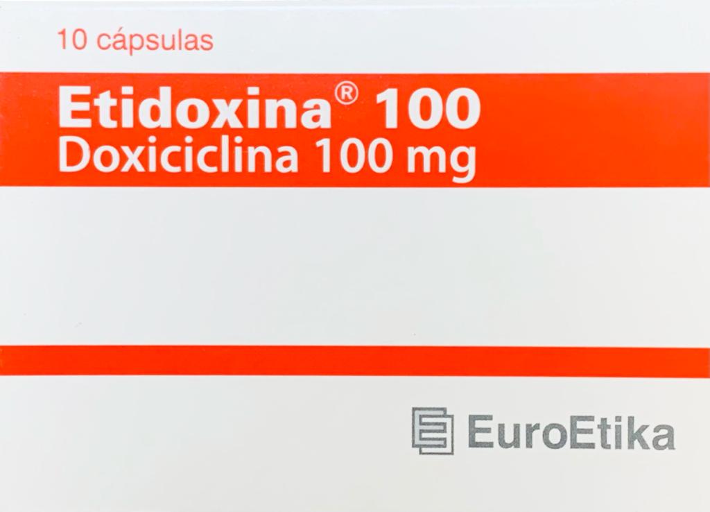 doxiciclina capsulas de 100 mg