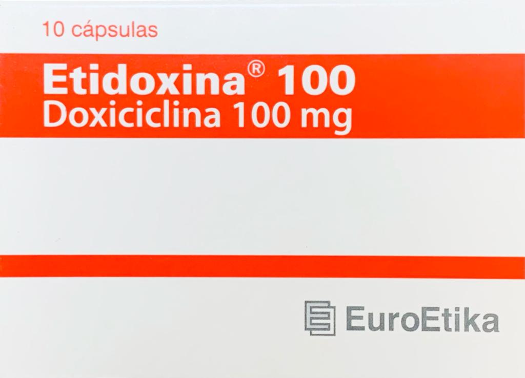 ETIDOXINA 100 MG 10 CAPSULAS