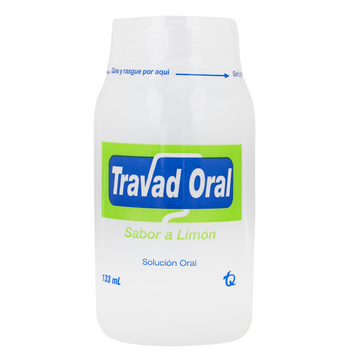 Travad Oral Limón 133 ml laxante y preparación intestinal