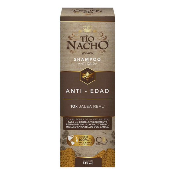 SHAMPOO TIO NACHO ANTI EDAD JALEA REAL 415 ML - Uno A Droguerias