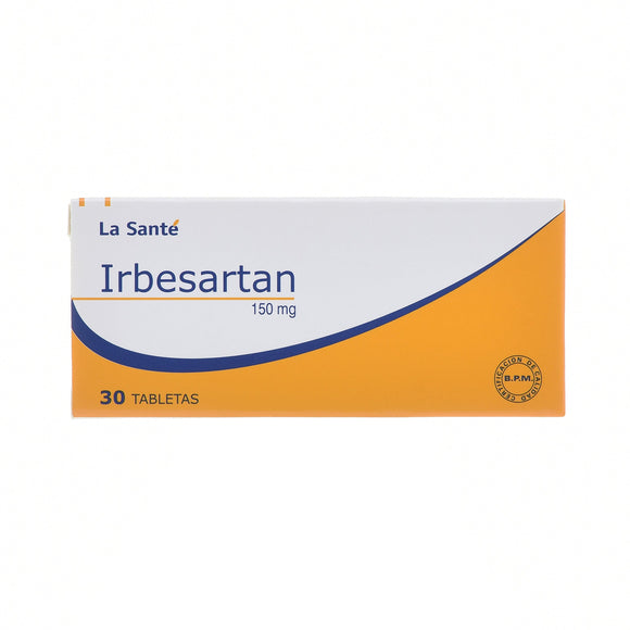 Irbesartán 150 mg 30 Tabletas — La Santé