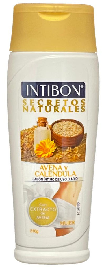 Jabón Íntimo Intibon Avena y Caléndula 210 gr — Belleza Express