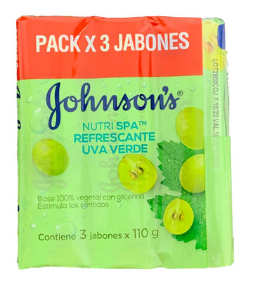 Jabón JJ Adulto Uva Verde 110 gr — Johnson & Johnson