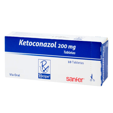 Ketoconazol 200mg 10 Tabletas — Bussié