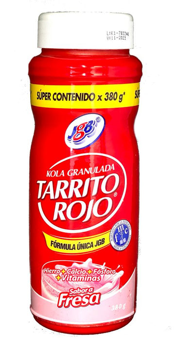 Kola Granulada Tarrito Rojo JGB Fresa 380 g