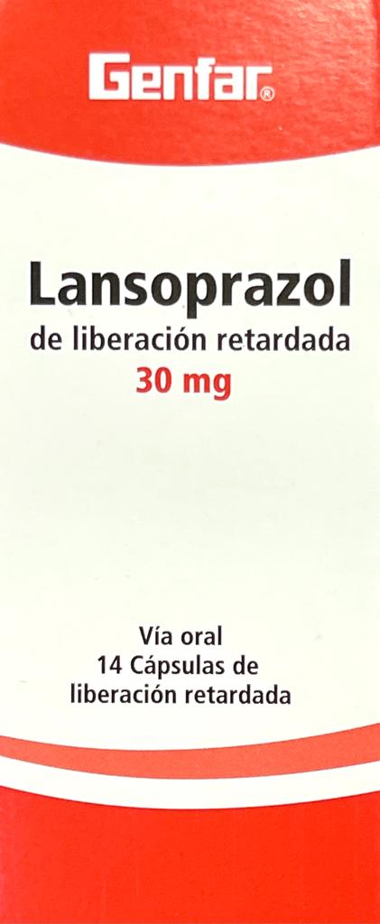 Lansoprazol 30mg x 14 cápsulas — Genfar
