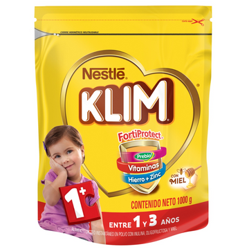 Leche Klim 1+ Bolsa 1000 gr — Nestlé