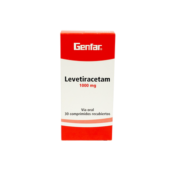 Levetiracetam 1000 mg 30 Tabletas — Genfar