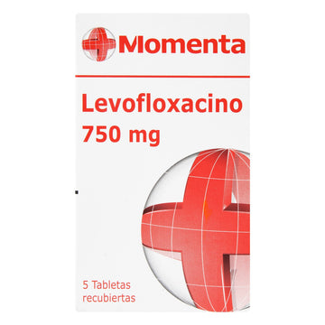 Levofloxacino 750 mg 5 Tabletas — Genfar