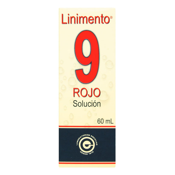Linimento 9 Rojo 60 ml — Escovar