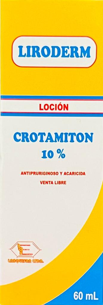 Liroderm Crotamiton 10% Loción 60 ml — Bioquifar