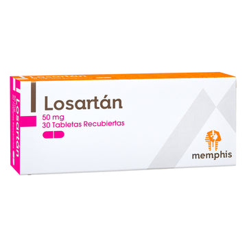 Losartan 50mg 30 Tabletas — Memphis Products