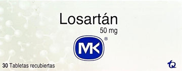 Losartán 50mg 30 tabletas — MK Tecnoquímicas