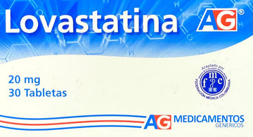 Lovastatina 20 mg 30 Tabletas — Lafrancol