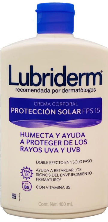 Lubriderm Proteccion Solar FPS 15 400 ml — Johnson & Johnson