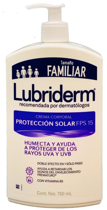 Lubriderm Proteccion Solar FPS 15 con Valvula 750 ml — Johnson & Johnson