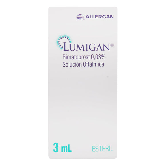 Lumigan bimatoprost 0.03% solución oftálmica 3 ml — Allergan