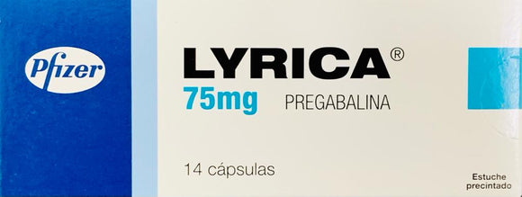 Lyrica 75 mg — 14 cápsulas