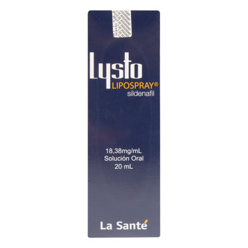Lysto Lipospray sildenafilo 18.38mg/ml solución oral frasco x 20ml — Bussié