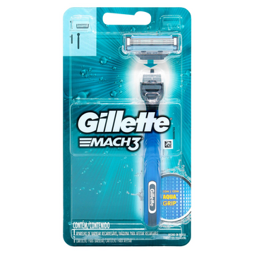 Máquina Gillette Mach 3 Acqua Grip — Procter & Gamble