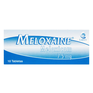 Meloxaine 7.5mg (Meloxicam) 10 Tabletas — Labinco