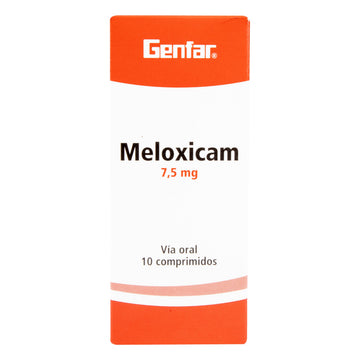 Meloxicam 7.5mg 10 tabletas — Genfar