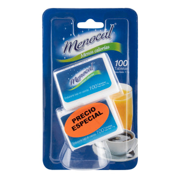 Menocal Calcio 100 Tabletas x2 Ecar - Suplemento de calcio para huesos