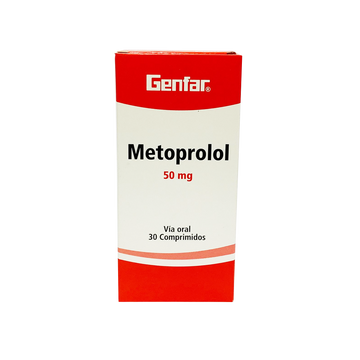 Metoprolol 50mg tabletas — Genfar