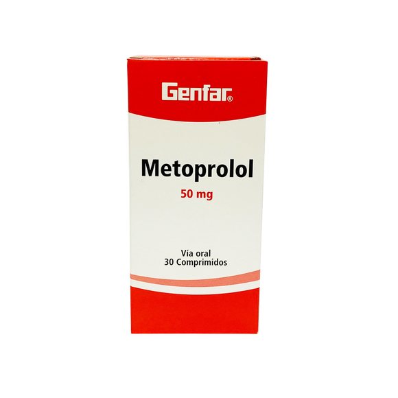 Metoprolol 50mg tabletas — Genfar
