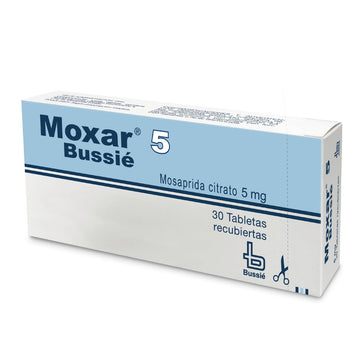 Moxar mosaprida 5 mg caja con 30 tabletas — Bussié