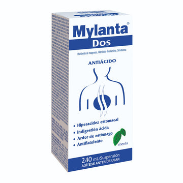Mylanta Dos Menta Líquida 240 ml — Johnson & Johnson